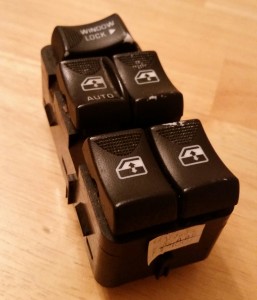 The problem: a faulty window switch.